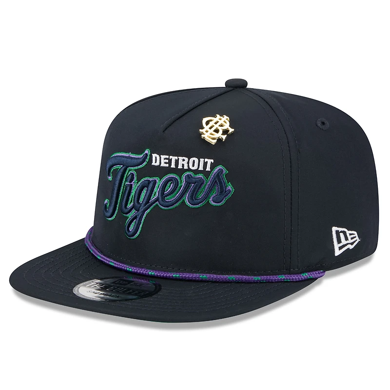 Casquette snapback New Era bleu marine Detroit Tigers 2025 Big League Chew Golfer pour homme