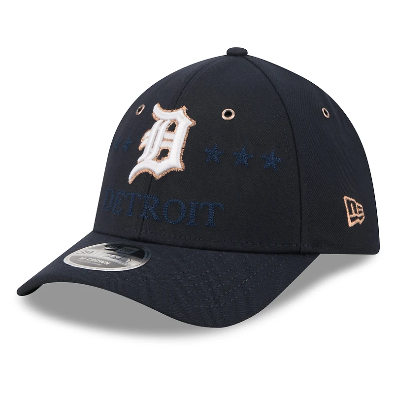 Casquette New Era Flex bleu marine Detroit Tigers 2026 MLB All-Star Game 39THIRTY pour homme