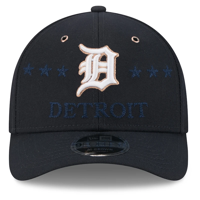 Casquette ajustable New Era bleu marine Detroit Tigers 2026 MLB All-Star Game 9FORTY M-Crown pour homme