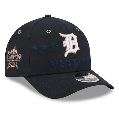 Men's New Era Navy Detroit Tigers 2026 MLB All-Star Game 9FORTY M-Crown Adjustable Hat
