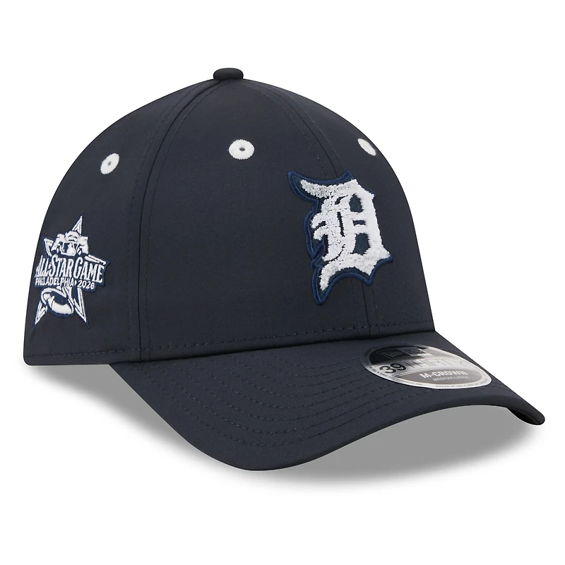 Men's New Era Navy Detroit Tigers 2026 MLB All-Star Game Workout 39THIRTY M-Crown Flex Hat