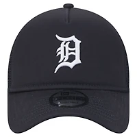 Men's New Era Navy Detroit Tigers 9FORTY A-Frame Trucker Adjustable Hat