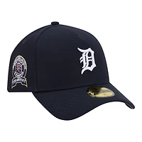 Casquette ajustée New Era 59FORTY bleu marine Detroit Tigers pour homme