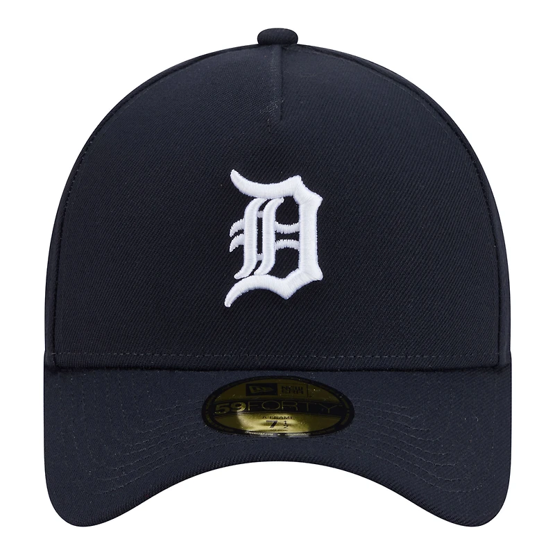 Casquette ajustée New Era 59FORTY bleu marine Detroit Tigers pour homme