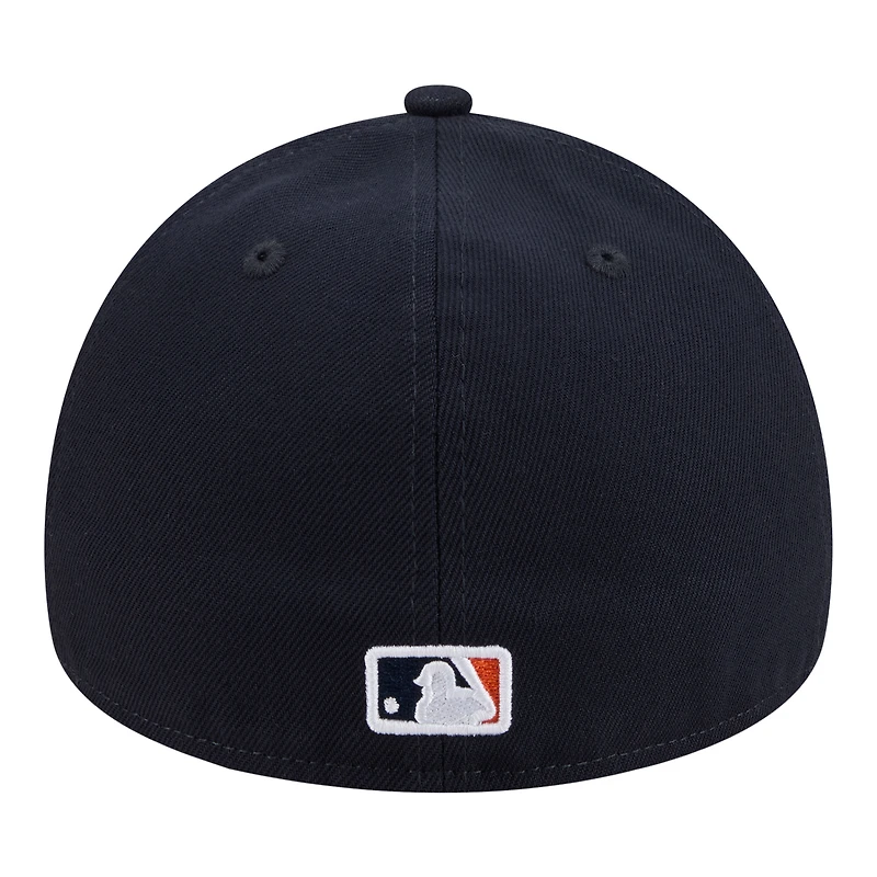 Men's New Era Navy Detroit Tigers A-Frame 59FORTY Fitted Hat