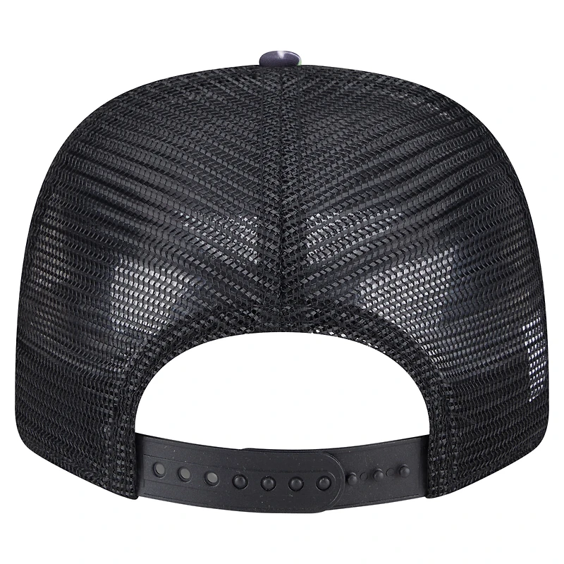 Casquette extensible à bouton-pression New Era bleu marine Detroit Tigers Adventure Drinks Pattern 9SEVENTY pour homme
