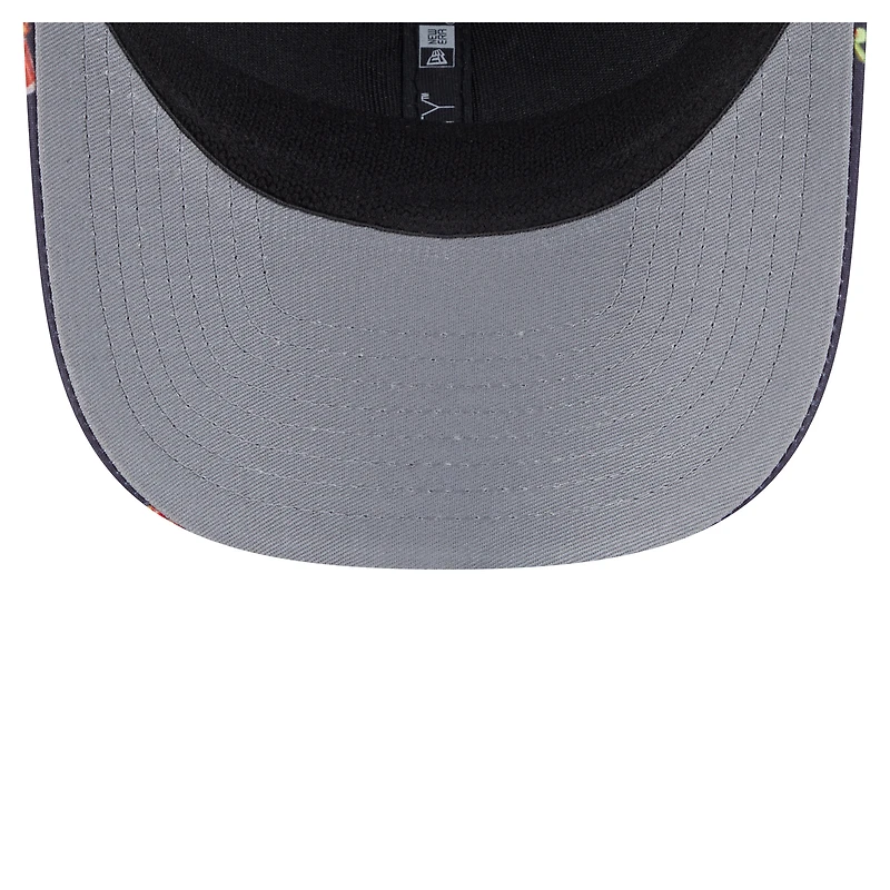 Casquette extensible à bouton-pression New Era bleu marine Detroit Tigers Adventure Drinks Pattern 9SEVENTY pour homme