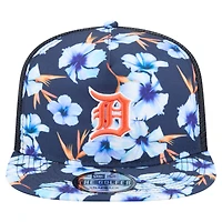 Casquette snapback de golfeur à motif aventure des Detroit Tigers de New Era pour homme