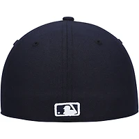 Casquette ajustée New Era 59FIFTY pour homme, bleu marine, Detroit Tigers Authentic Collection On-Field Home, profil bas