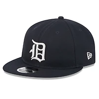 Men's New Era Navy Detroit Tigers Baseball Hall of Fame Retro Crown 9FIFTY Adjustable Hat