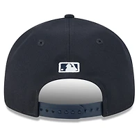 Men's New Era Navy Detroit Tigers Baseball Hall of Fame Retro Crown 9FIFTY Adjustable Hat