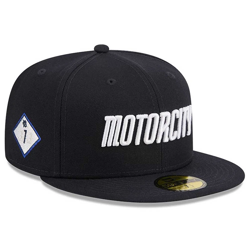 Men's New Era Navy Detroit Tigers City Connect 59FIFTY Fitted Hat