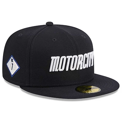 Men's New Era Navy Detroit Tigers City Connect 59FIFTY Fitted Hat
