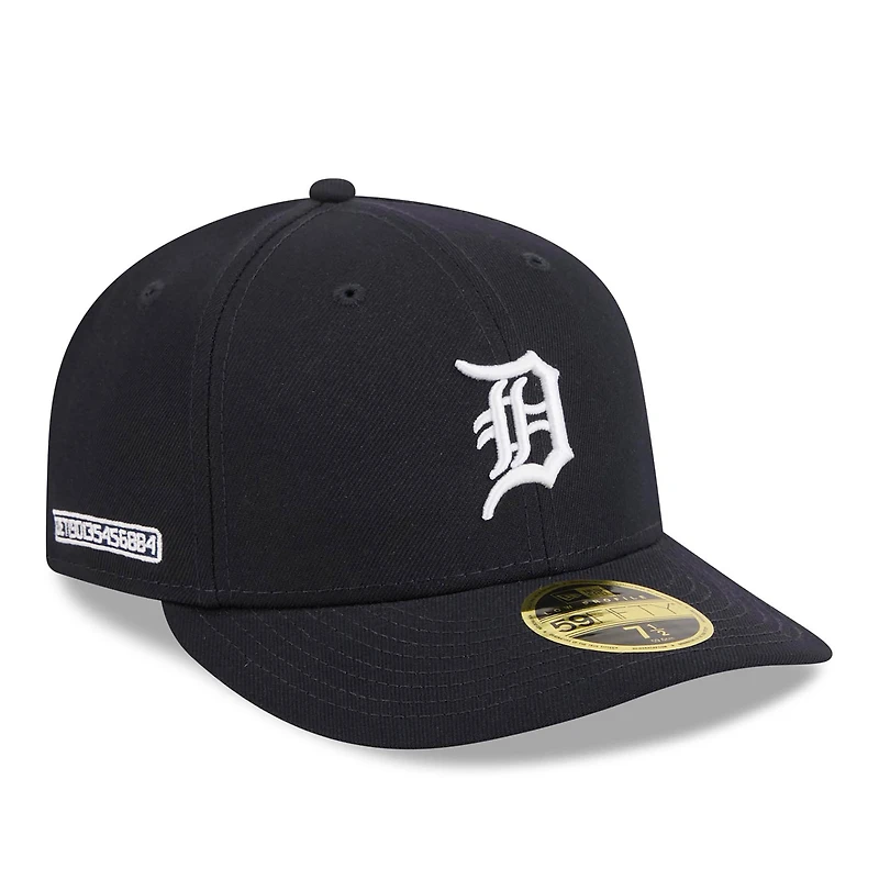 Men's New Era Navy Detroit Tigers City Connect Low Profile 59FIFTY Fitted Hat