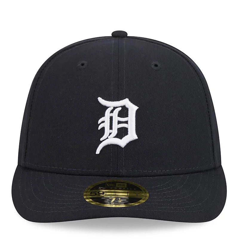 Men's New Era Navy Detroit Tigers City Connect Low Profile 59FIFTY Fitted Hat