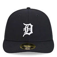 Men's New Era Navy Detroit Tigers City Connect Low Profile 59FIFTY Fitted Hat