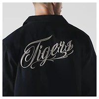 Men's New Era  Navy Detroit Tigers Coaches Full-Snap Jacket