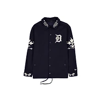 Men's New Era  Navy Detroit Tigers Coaches Full-Snap Jacket