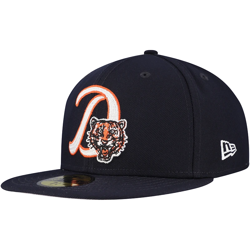 Casquette ajustée Detroit Tigers Duo Logo 2.0 59FIFTY pour homme New Era bleu marine