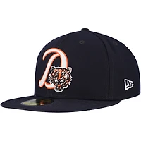 Casquette ajustée Detroit Tigers Duo Logo 2.0 59FIFTY pour homme New Era bleu marine
