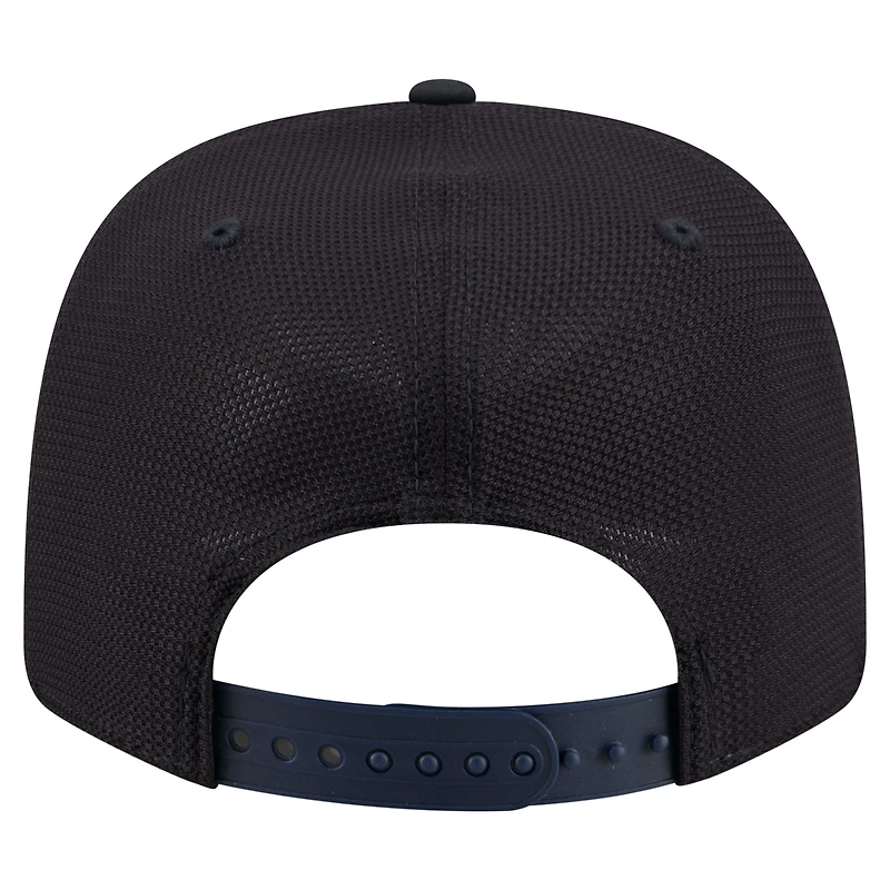 Men's New Era Navy Detroit Tigers Floral Patch 9SEVENTY Adjustable Hat