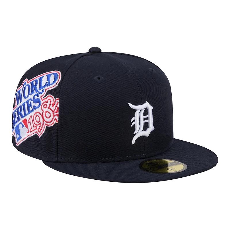 Casquette ajustée New Era 59FIFTY bleu marine Detroit Tigers pour homme