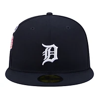 Men's New Era  Navy Detroit Tigers Hidden Hit 59FIFTY Fitted Hat