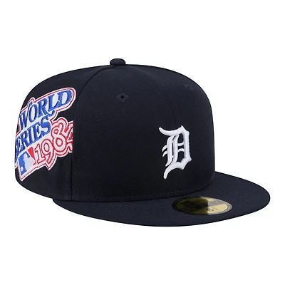 Casquette ajustée New Era 59FIFTY bleu marine Detroit Tigers pour homme