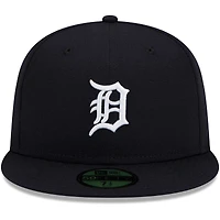 Casquette ajustée 59FIFTY On-Field Home Authentic Collection pour homme des Detroit Tigers New Era bleu marine