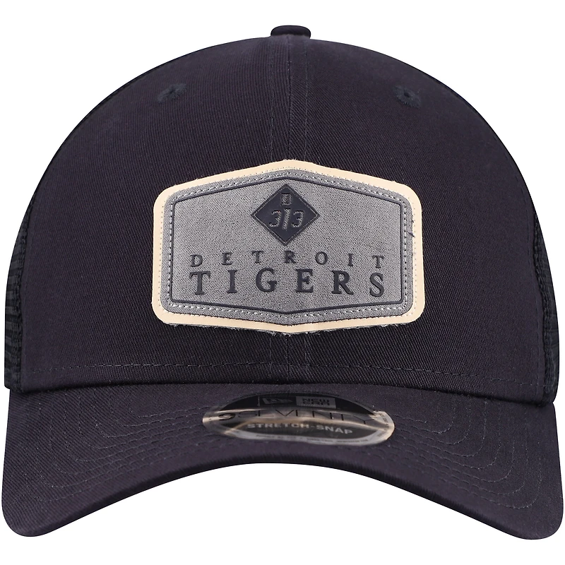 Men's New Era Navy Detroit Tigers Labeled 9SEVENTY Stretch-Snap Hat