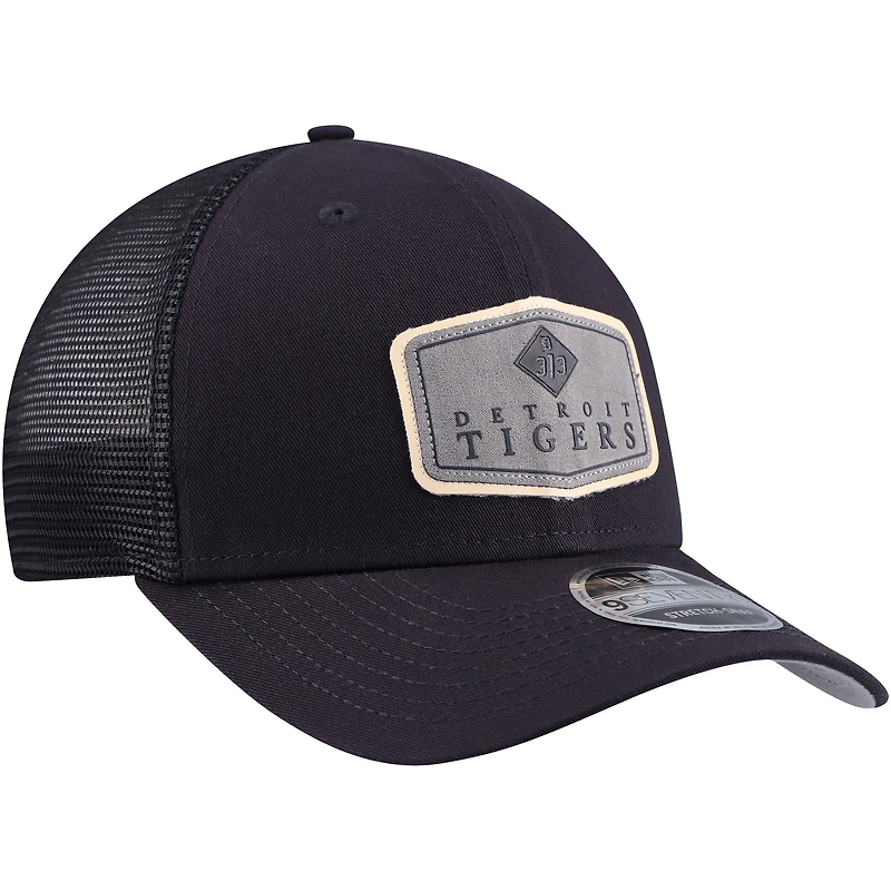 Men's New Era Navy Detroit Tigers Labeled 9SEVENTY Stretch-Snap Hat