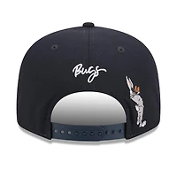 Men's New Era Navy Detroit Tigers Looney Tunes Bugs Bunny 9FIFTY Snapback Hat