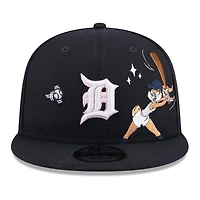 Men's New Era Navy Detroit Tigers Looney Tunes Lola Bunny 9FIFTY Snapback Hat