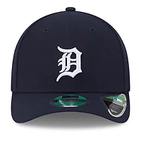 Casquette ajustable New Era bleu marine Detroit Tigers Player Replica 9FORTY pour homme