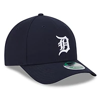Casquette ajustable New Era bleu marine Detroit Tigers Player Replica 9FORTY pour homme