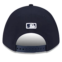 Casquette ajustable New Era bleu marine Detroit Tigers Player Replica 9FORTY pour homme