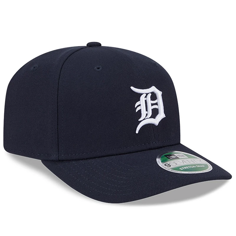 Casquette ajustable New Era bleu marine Detroit Tigers Player Replica 9SEVENTY pour homme