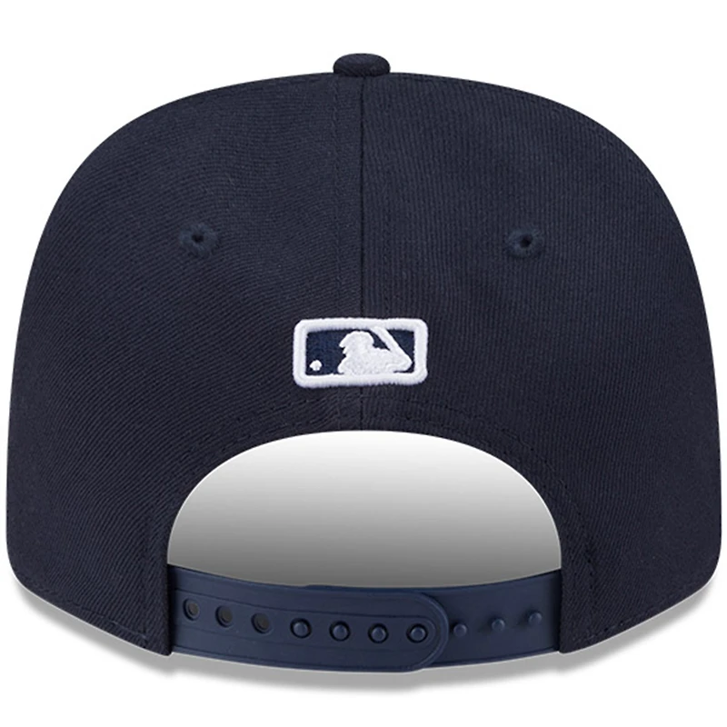 Casquette ajustable New Era bleu marine Detroit Tigers Player Replica 9SEVENTY pour homme