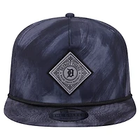 Casquette de golf à imprimé Detroit Tigers bleu marine New Era pour homme