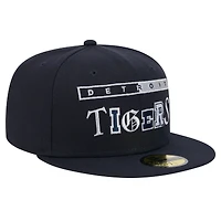 Casquette ajustée New Era 59FIFTY bleu marine Detroit Tigers Ransom pour homme