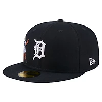 Men's New Era Navy Detroit Tigers Run Mascot 59FIFTY Fitted Hat