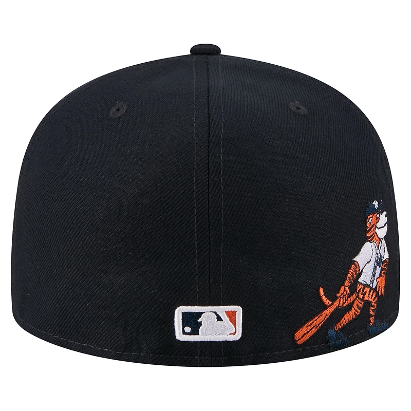 Casquette ajustée New Era 59FIFTY pour homme, bleu marine