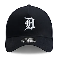 Casquette trucker ajustable New Era bleu marine Detroit Tigers 9FORTY pour homme