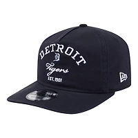 Casquette ajustable New Era bleu marine Detroit Tigers Stacked 19TWENTY pour homme