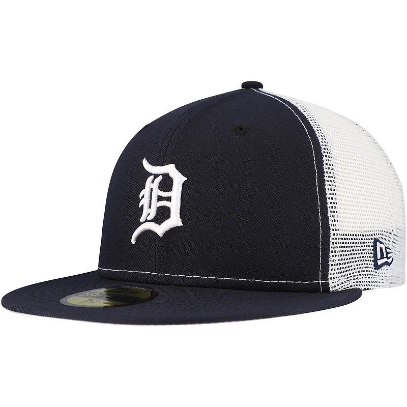 Casquette ajustée 59FIFTY Trucker bleu marine Detroit Tigers pour homme de New Era