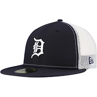 Casquette ajustée 59FIFTY Trucker bleu marine Detroit Tigers pour homme de New Era