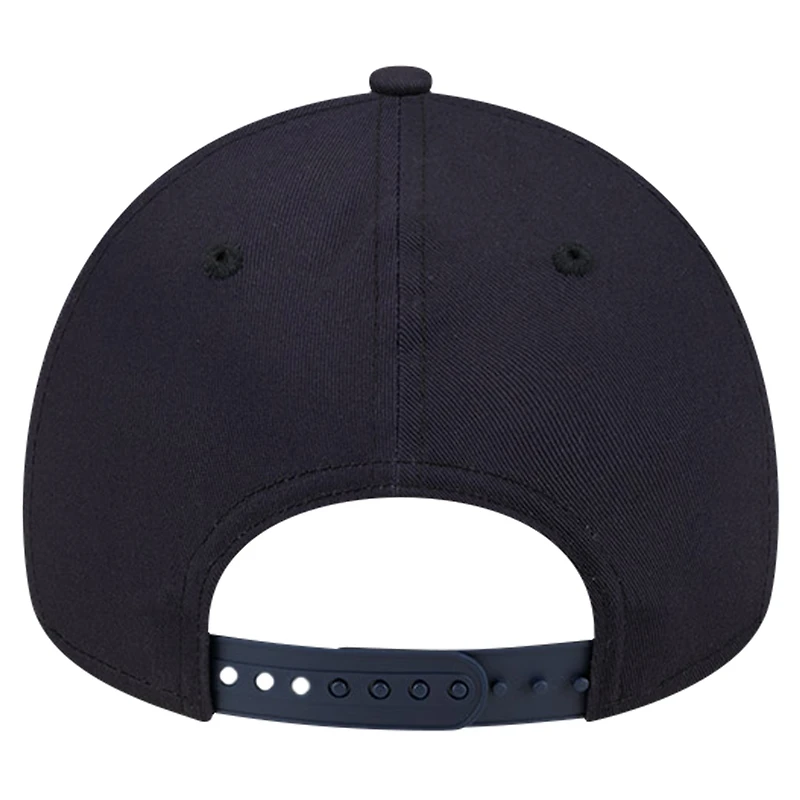 Casquette ajustable 9FORTY couleur équipe A-Frame des Detroit Tigers New Era pour hommes, bleu marine