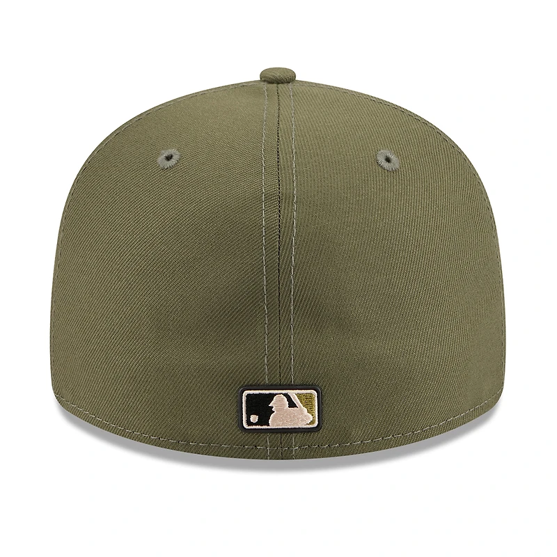 Men's New Era Olive Detroit Tigers 2026 Armed Forces Day Low Profile 59FIFTY Fitted Hat
