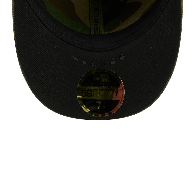 Casquette ajustée New Era 59FIFTY pour homme, couleur olive, Detroit Tigers, édition spéciale 2026 Journée des forces armées.