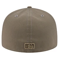 Men's New Era Olive Detroit Tigers Color Pack A-Frame 59FIFTY Fitted Hat